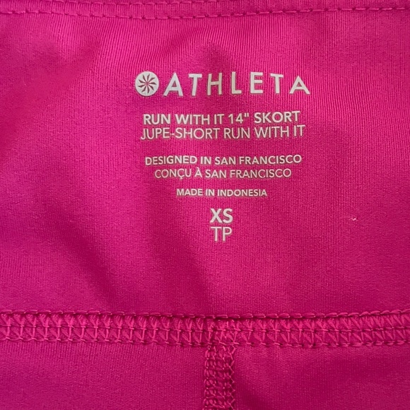Athleta Run With It 14" Skort - Picture 4 of 5